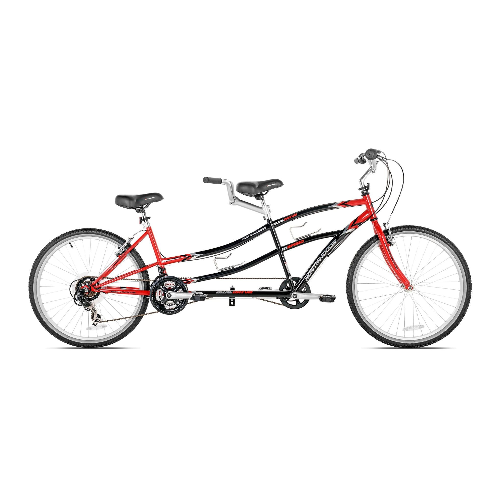 northwoods dual drive tandem bike