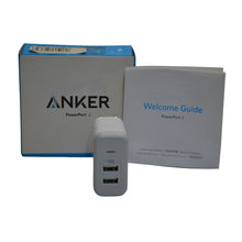 Load image into Gallery viewer, Anker PowerPort 2 Wall Charger - White
