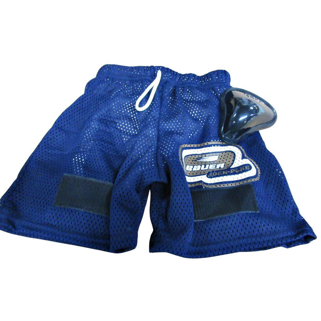 Bauer Jungen Jock Short - Mesh Hockey Hose Mit Tiefschutz