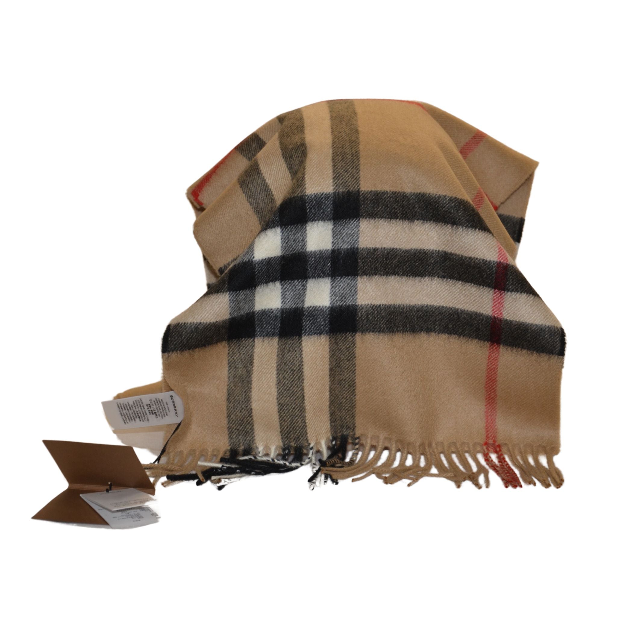 Burberry Wide Check Cashmere Scarf Archive Beige Liquidation Nation