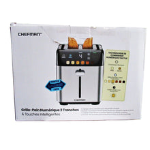 Load image into Gallery viewer, Chefman Smart Touch 2-Slice Digital Toaster

