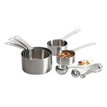 Load image into Gallery viewer, Chicago Metallic 12 Piece Stainless Steel Measuring Cup and Spoon Set
