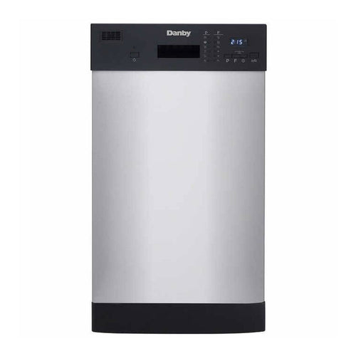 Danby 18 in. Built-in Dishwasher with Stainless-steel Tub DDW1804EBSS