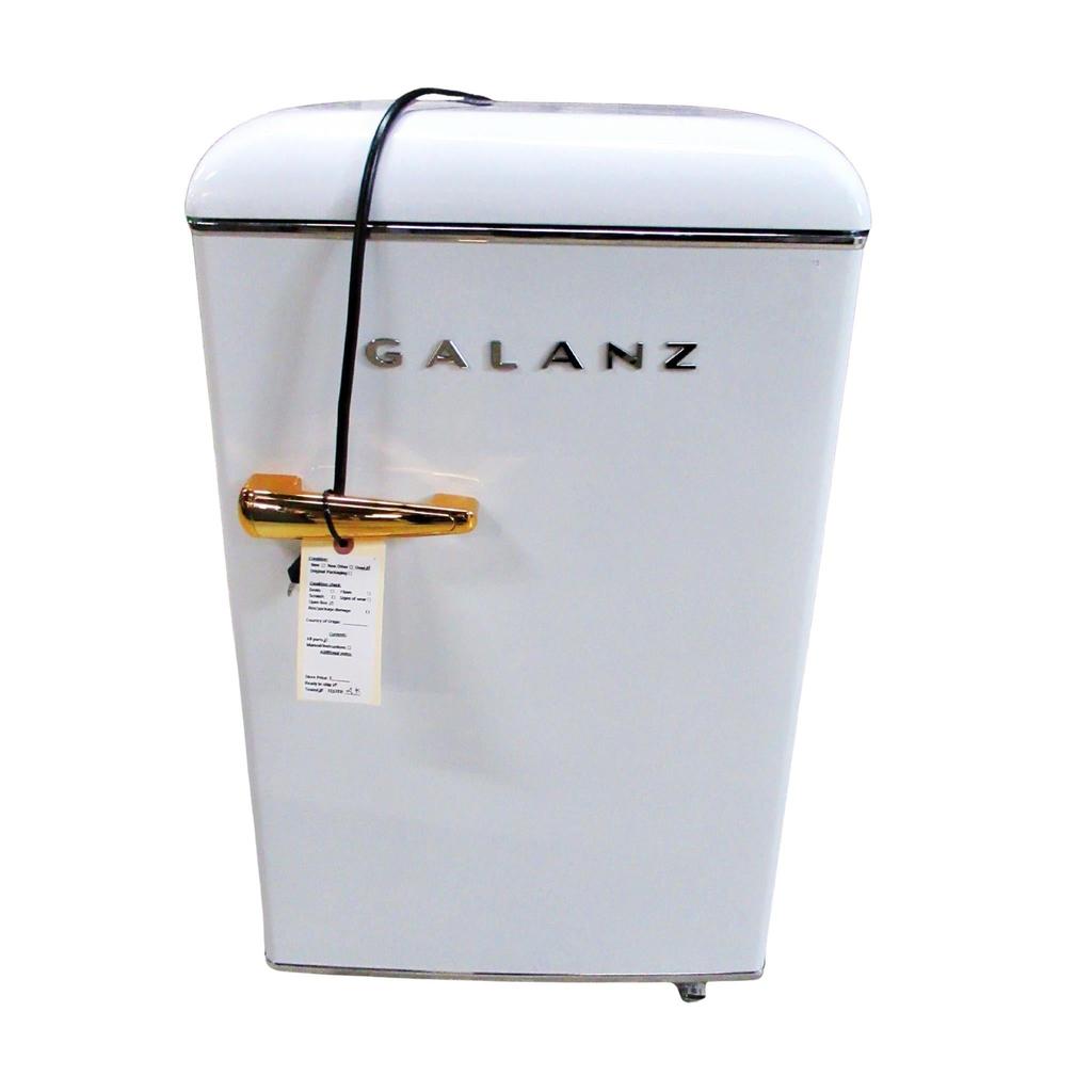 Galanz Mini Retro 2.5 cu ft Refrigerator White – Liquidation Nation