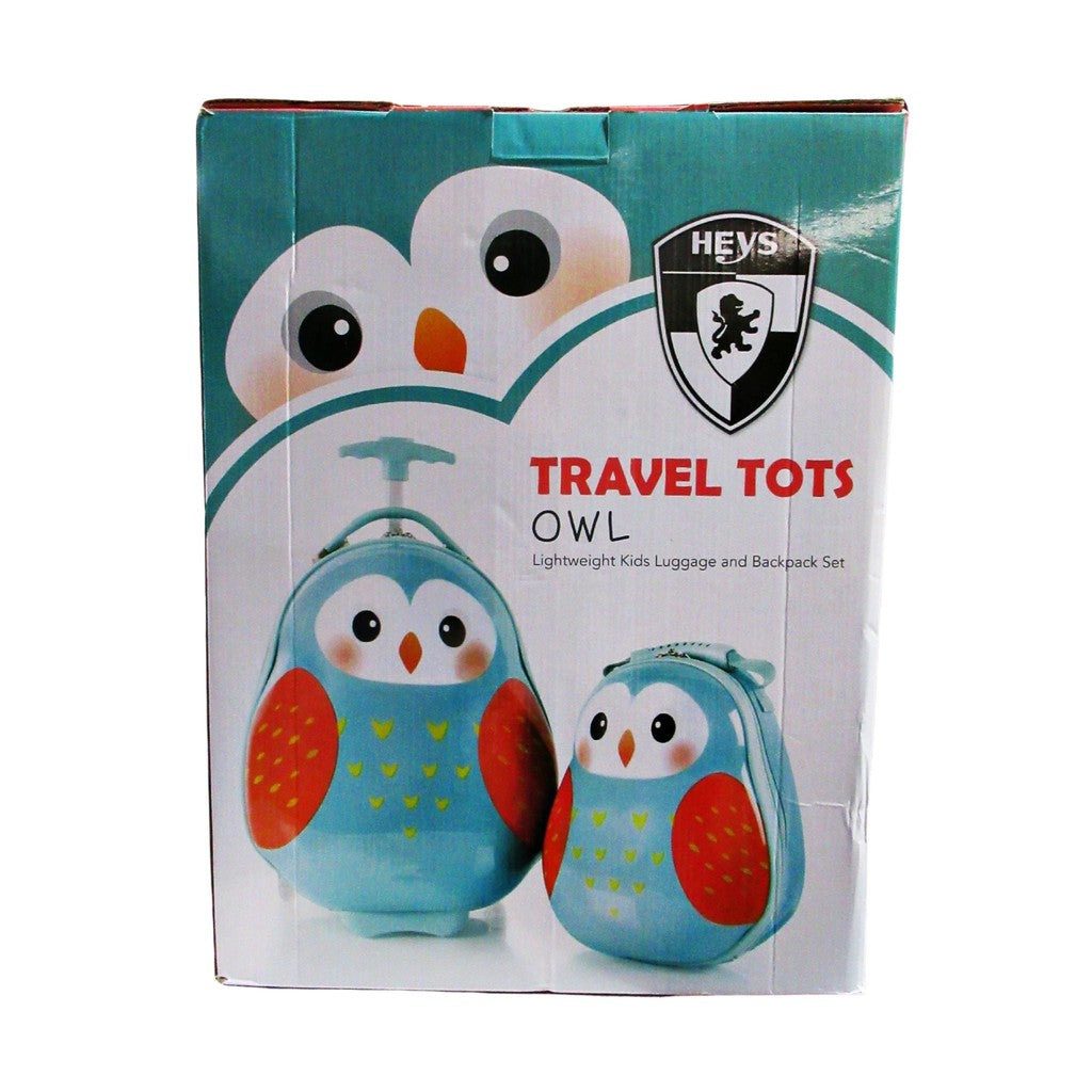 Heys Travel Tots Piece Kids Luggage Backpack Set Owl