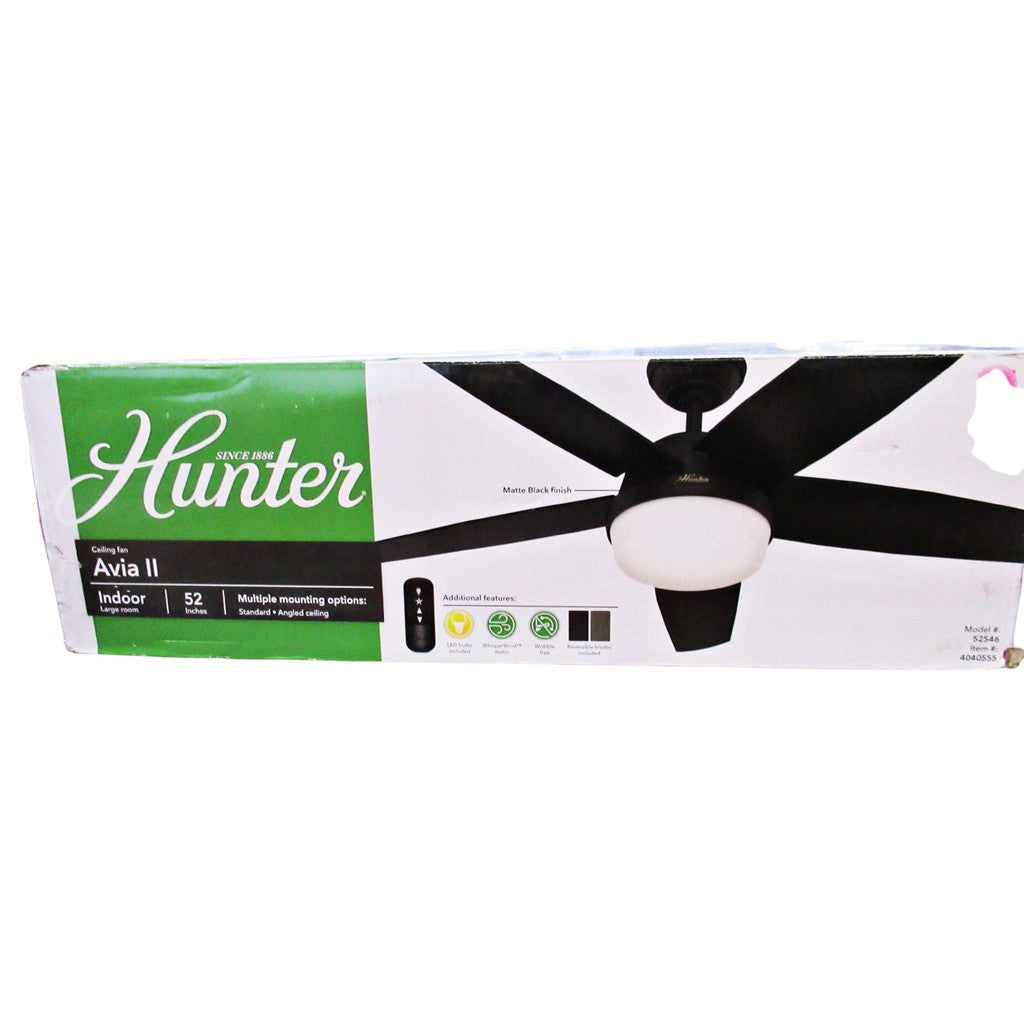 52 in ceiling fan newest hunter new open box