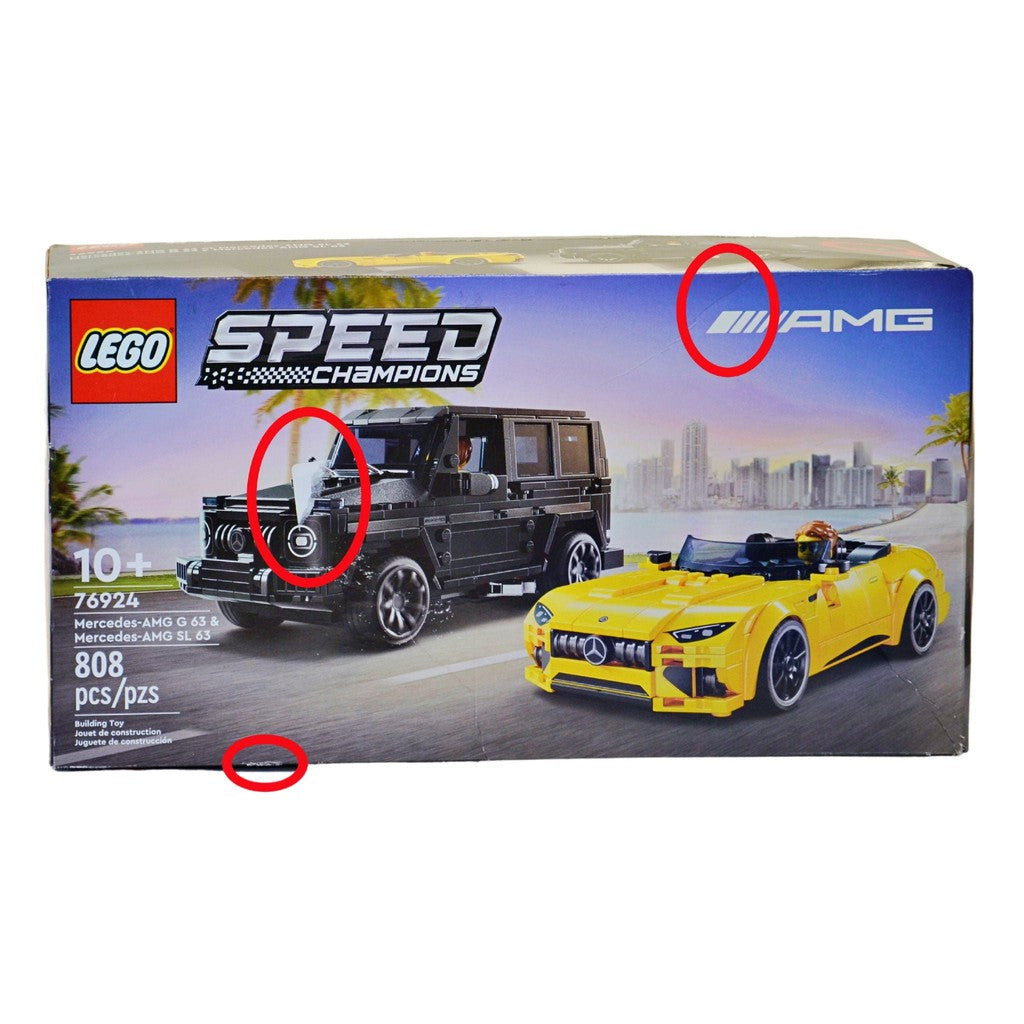 だ。ページ LEGO 76924 Speed Champions Mercedes-AMG G 63 & Mercedes-AMG SL 63