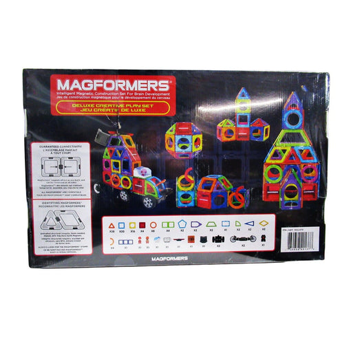 Magformers 120 piece Super Deluxe Creative Magnetic Building Set