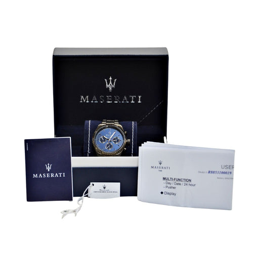 Maserati Men’s Multi-function Blue Dial Watch