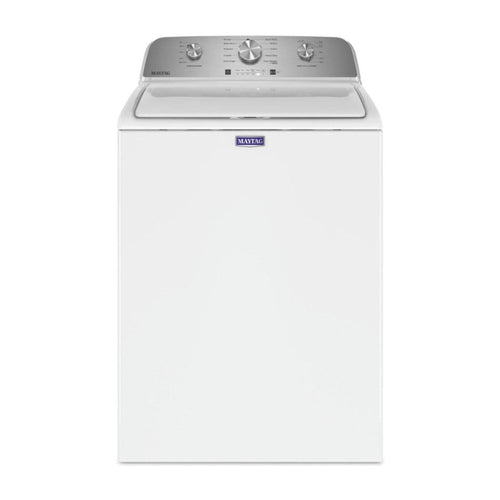 Maytag 5.2 Cu. Ft. Top-Load Washer with Power Agitator - MVW4505MW - WHITE