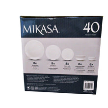 Load image into Gallery viewer, Mikasa Tarala Honeycomb Bone China Dinnerware Set 40-piece
