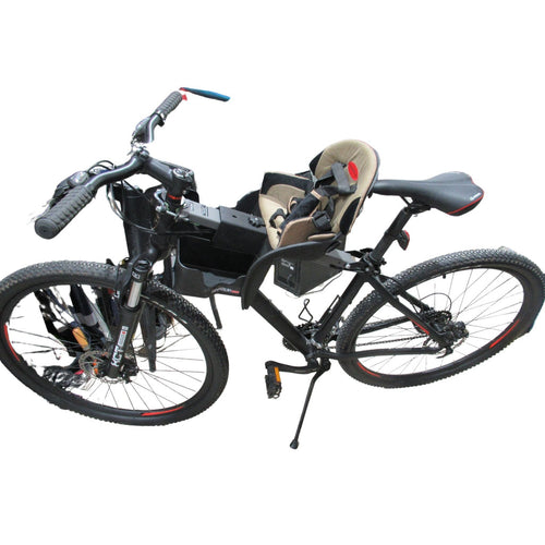Northrock XC29 (29 in.) Mountain Bike Grey Stripe with Child Carrier