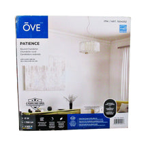 Load image into Gallery viewer, OVE Patience LED Integrated Chandelier in Chrome w/Crystal Accents
