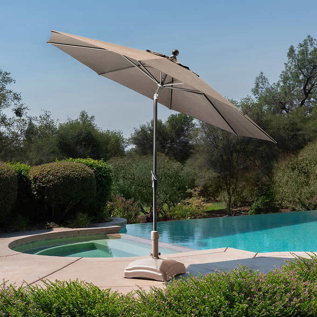 Proshade 10ft Auto Tilt Aluminum Patio Umbrella Pebble Liquidation Nation