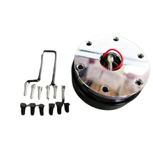 Load image into Gallery viewer, Qiilu Quick Release Boss Kit Universal 6 Hole Bolt Ball Steering Wheel
