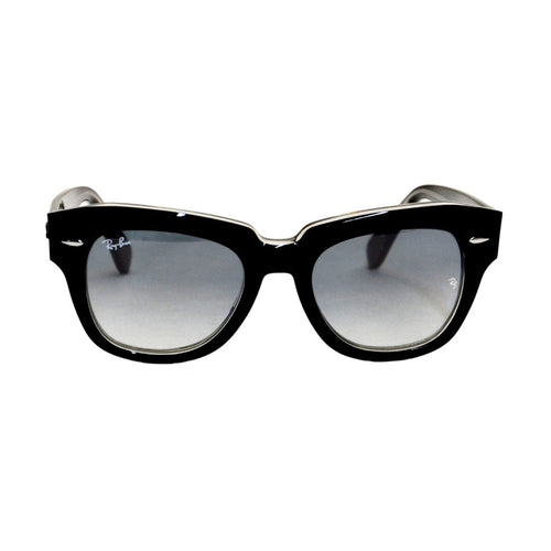 Ray-Ban RB2186 Unisex State Street 49 ▭ 20 Sunglasses 1294/3M Black
