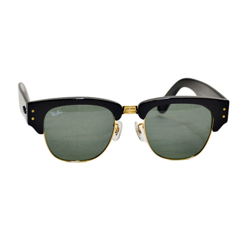 Ray-Ban Unisex Mega Clubmaster RB0316-S 901/31 Polished Black Sunglasses