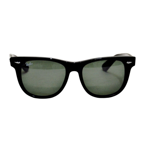 Ray-Ban Unisex RB2140 Original Wayfarer Sunglasses 50▭22 - Polished Black