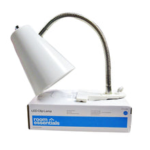 Load image into Gallery viewer, Room Essentials Clip Table Lamp White
