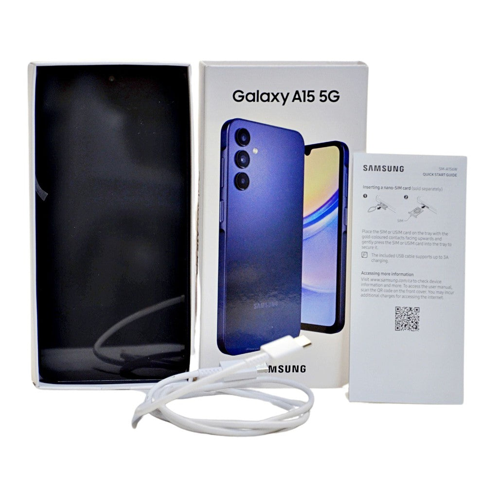 Samsung Galaxy A15 5G - 128GB - Blue Black – Liquidation Nation