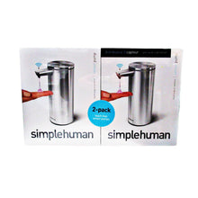 Load image into Gallery viewer, Simplehuman Rechargeable Sensor Soap Dispenser 2-pack
