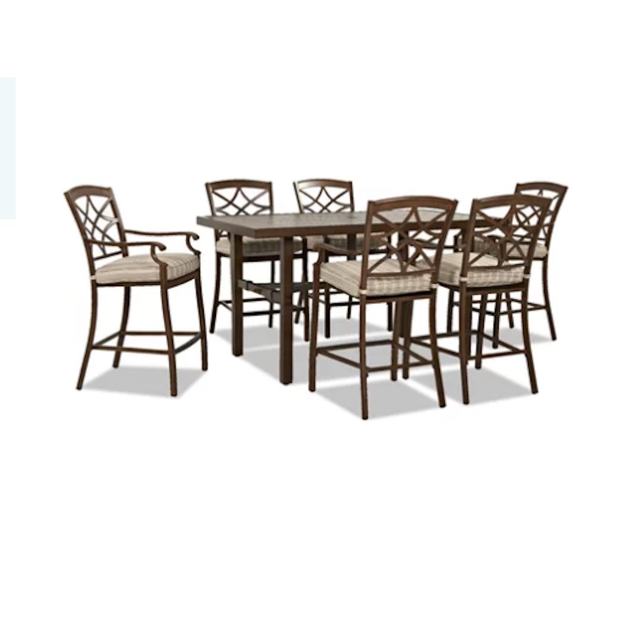 Sunbrella Trisha Yearwood Home Collection 6 Outdoor Dining Chairs