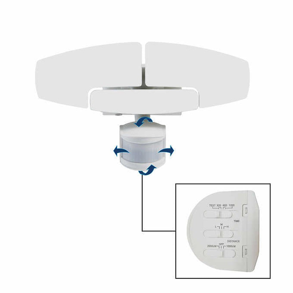 sunforce 100 led solar motion activated light