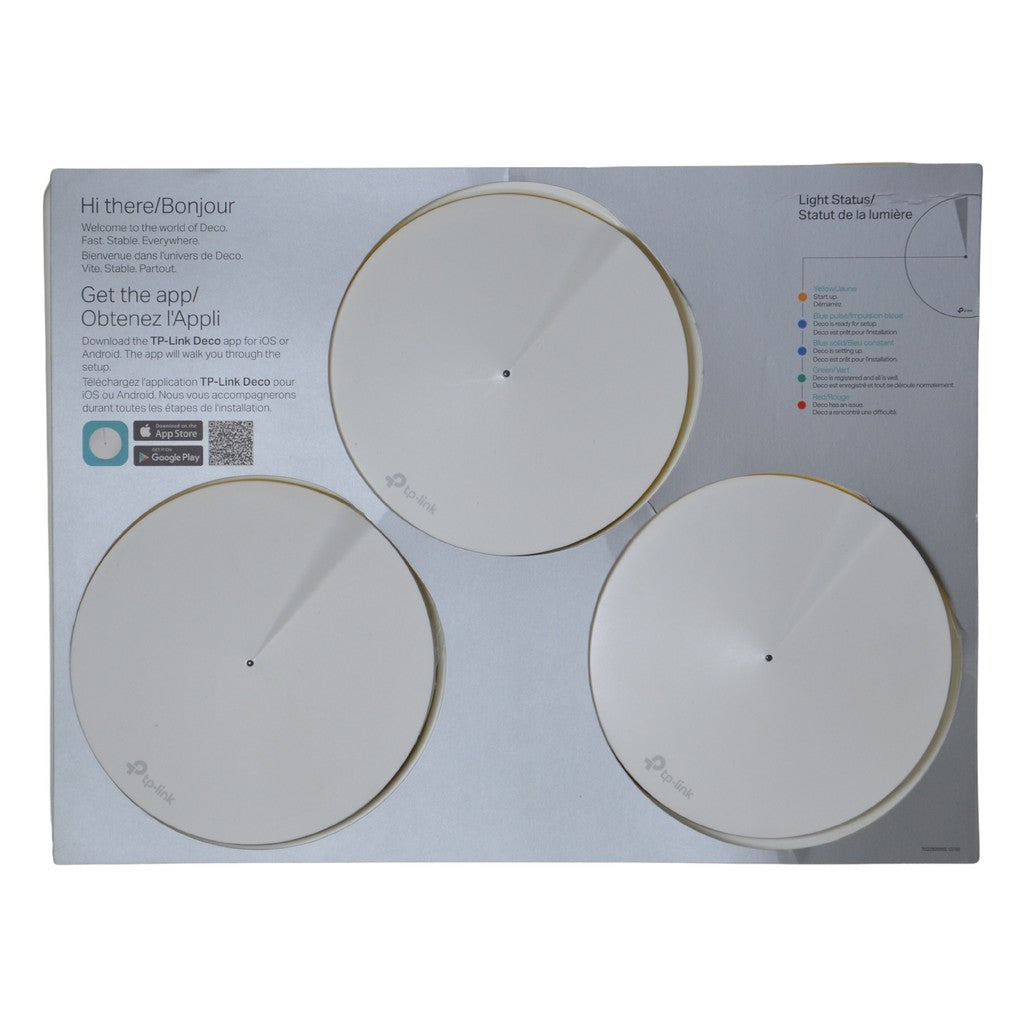 TP-Link Deco M5 AC1300 Whole Home Mesh Wi-Fi System - 3 Pieces