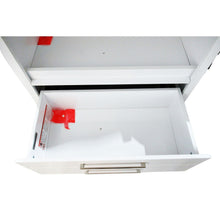 Load image into Gallery viewer, Tresanti Prescott Bookcase with Customizable Storage White
