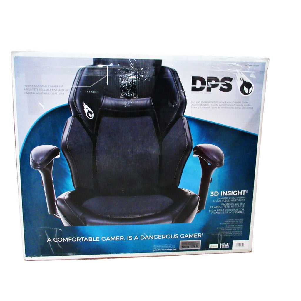 True Innovations 3D Insight Gaming Chair Black Liquidation Nation