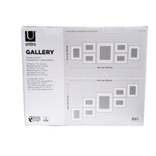 Load image into Gallery viewer, Umbra Gallery Set of 7 Frames Black
