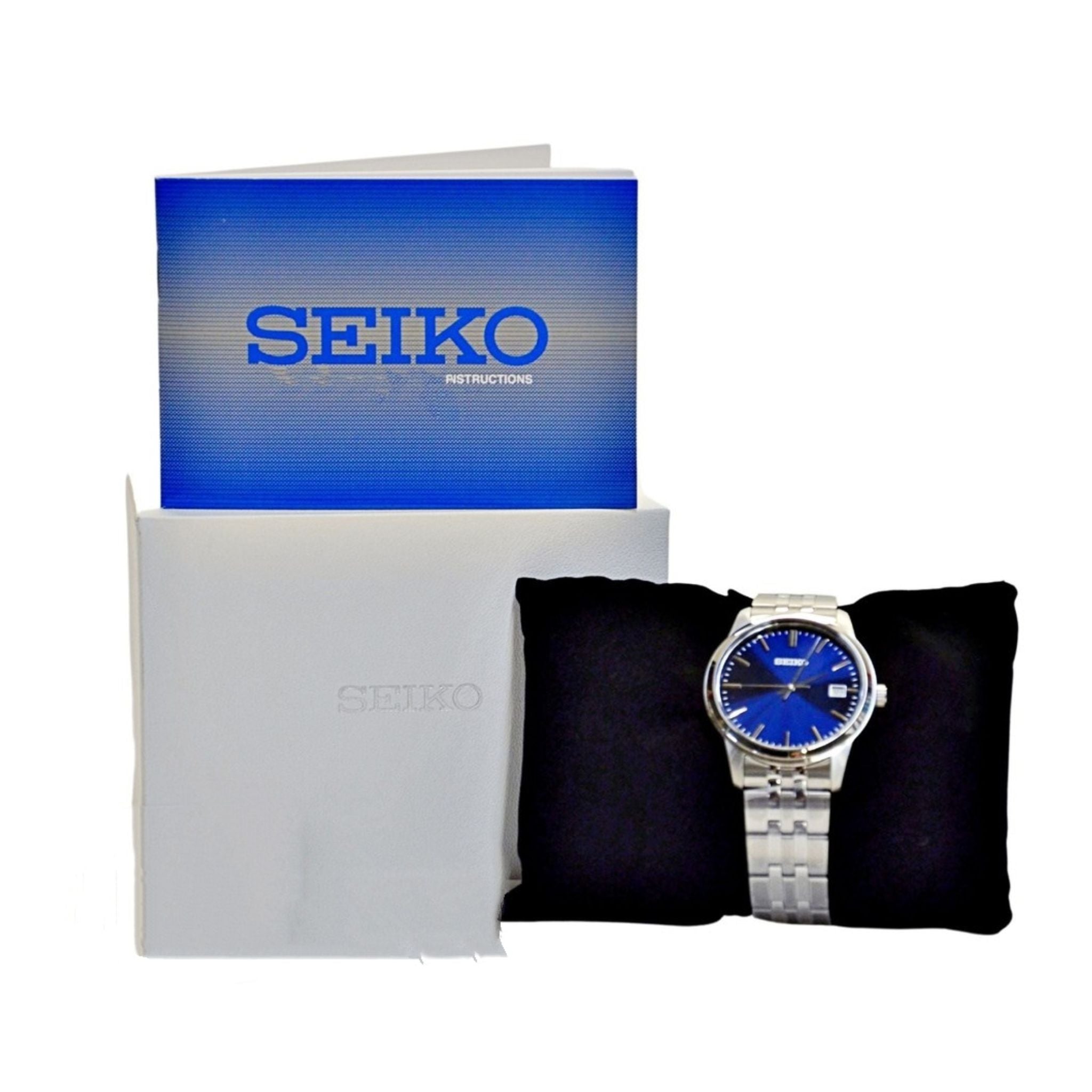 Seiko blue dial men's watch online