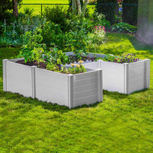 Load image into Gallery viewer, Vita Classic White Vinyl Keyhole Composting Garden
