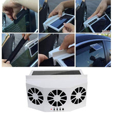 Load image into Gallery viewer, Solar Powered Car Ventilator In White
