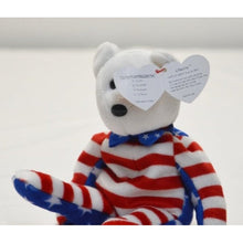 Load image into Gallery viewer, TY Beanie Baby - LIBERTY the Bear (White Head Version) (8.5 inch) 3+-Liquidation Store
