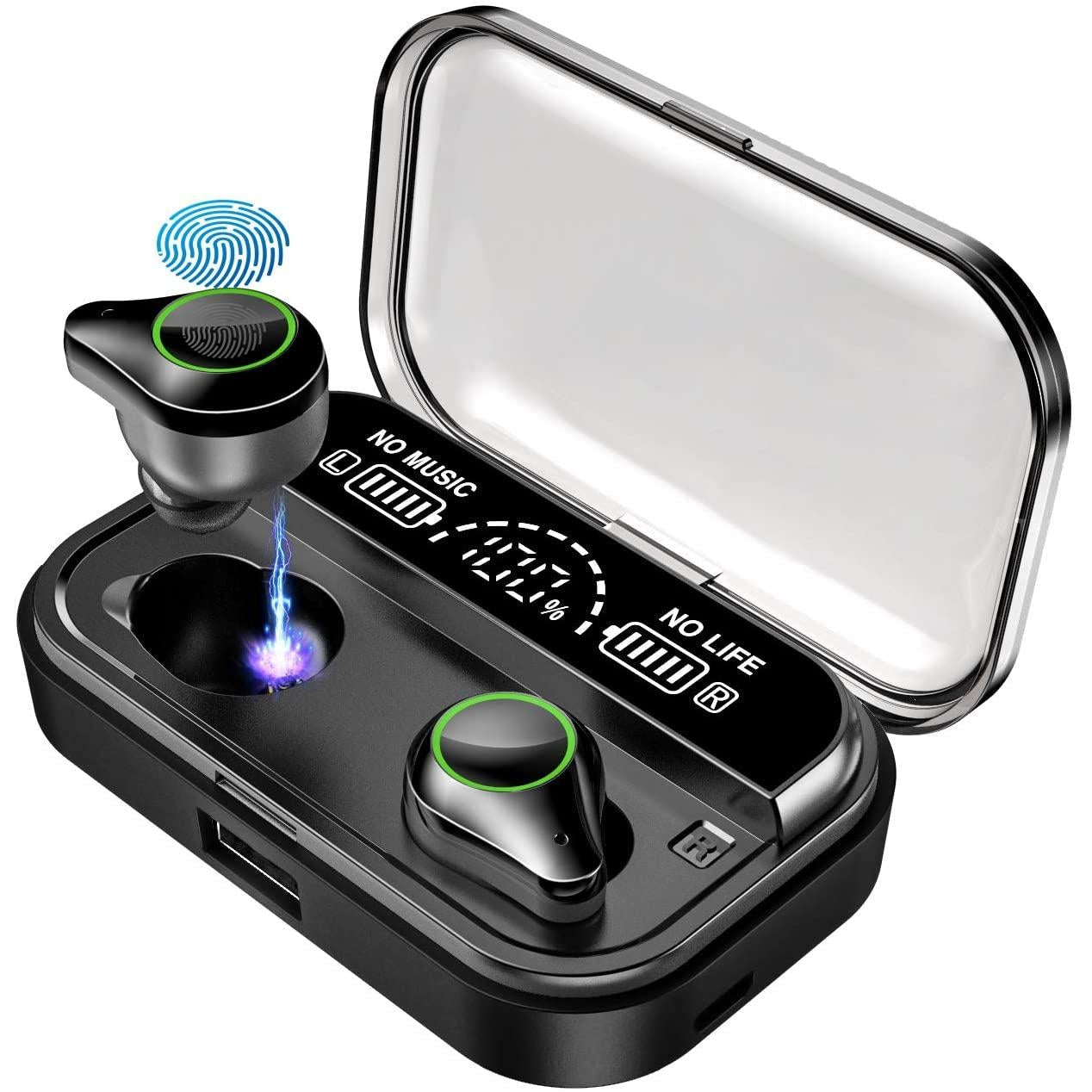 BuLife True Wireless Earbuds Black Liquidation Nation