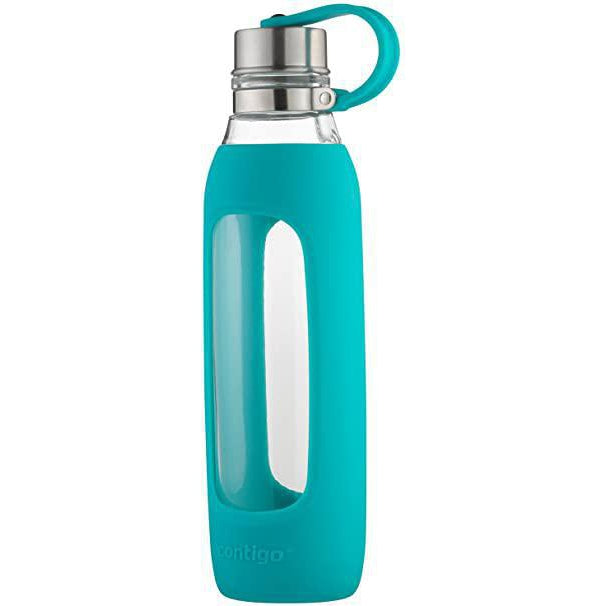 Contigo Purity Glass Water Bottle Jade 591ml