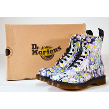 Load image into Gallery viewer, Dr. Martens Pascal Purple Slime Drip Floral Boots 6-Liquidation Store
