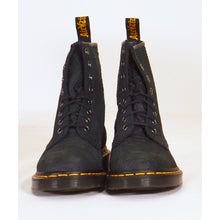 Load image into Gallery viewer, Dr. Martens Unisex Leather Combat Boots - Python - Black - 4M/5L
