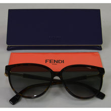 Load image into Gallery viewer, Fendi 59mm Cat Eye Sunglasses - Dark Havana - Women&#39;s L
