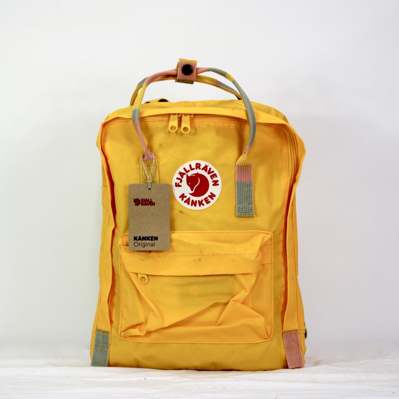 Fjallraven Kanken Yellow Backpack Aesthetic Aesthetic Yellow Mini