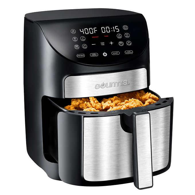 Gourmia 7 Quart Digital Air Fryer With Preheat and Turn Reminder