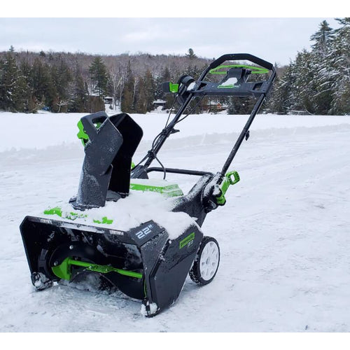 Greenworks PRO 80-Volt 20-in Single-Stage Cordless Electric Snow Blower