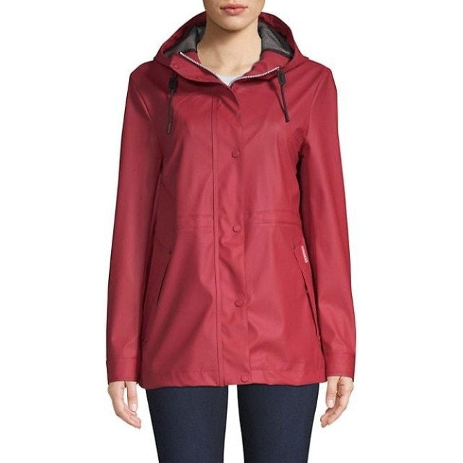 Hunter Rubberized Women's Jacket Military Red L – Liquidation Nation