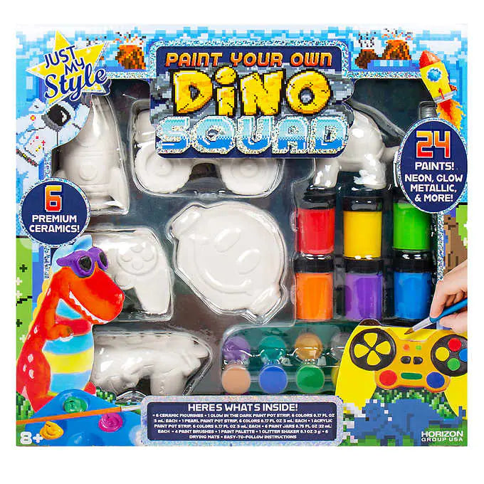 Just My Style Paint Your Own Dino Art Kit Liquidation Nation