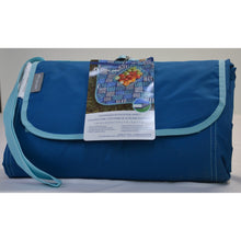 Load image into Gallery viewer, Light Speed Oversized Outdoor Blanket Teal &amp; Baby Blue Trim-Sports &amp; Recreation-Sale-Liquidation Nation
