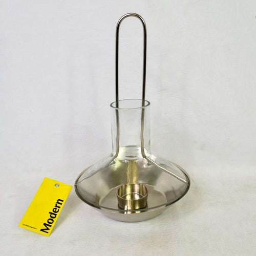 Modern by Dwell Magazine Lantern Stainless Steel/ Glass Small