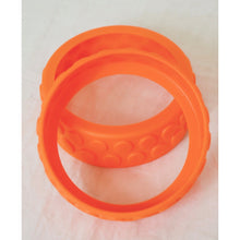 Load image into Gallery viewer, Ollie All-Terrain Nubby Tires in Orange Set of 2
