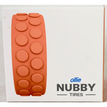 Load image into Gallery viewer, Ollie All-Terrain Nubby Tires in Orange Set of 2
