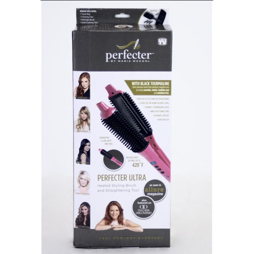 Perfecter Ultra Professional Heated Styling Brush & Straightening Tool Ultra Pink